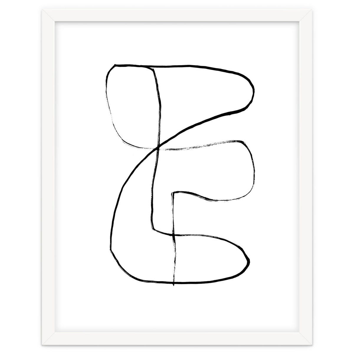 Mid-Century Line Art Print #1