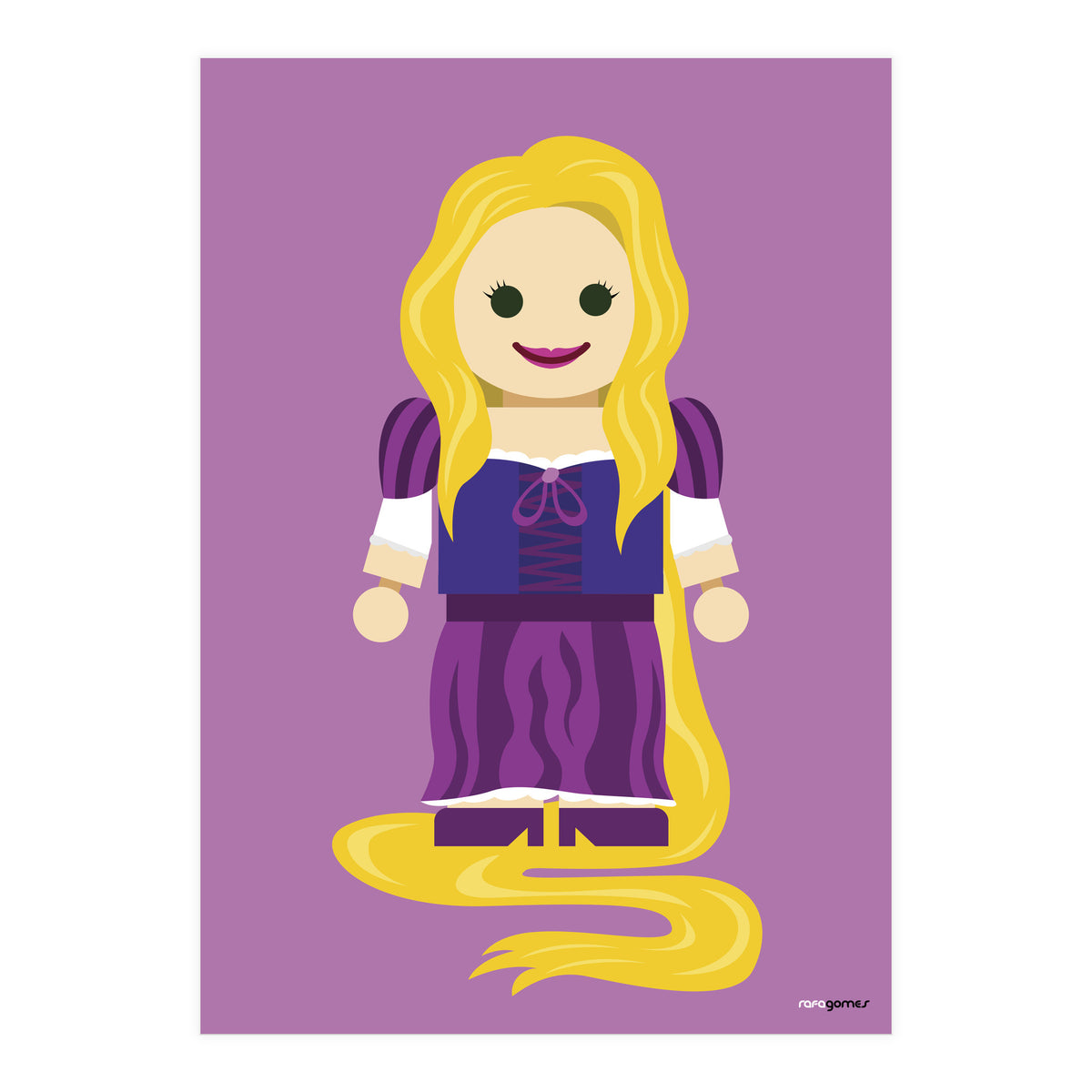 Rapunzel Toy (Print Only)