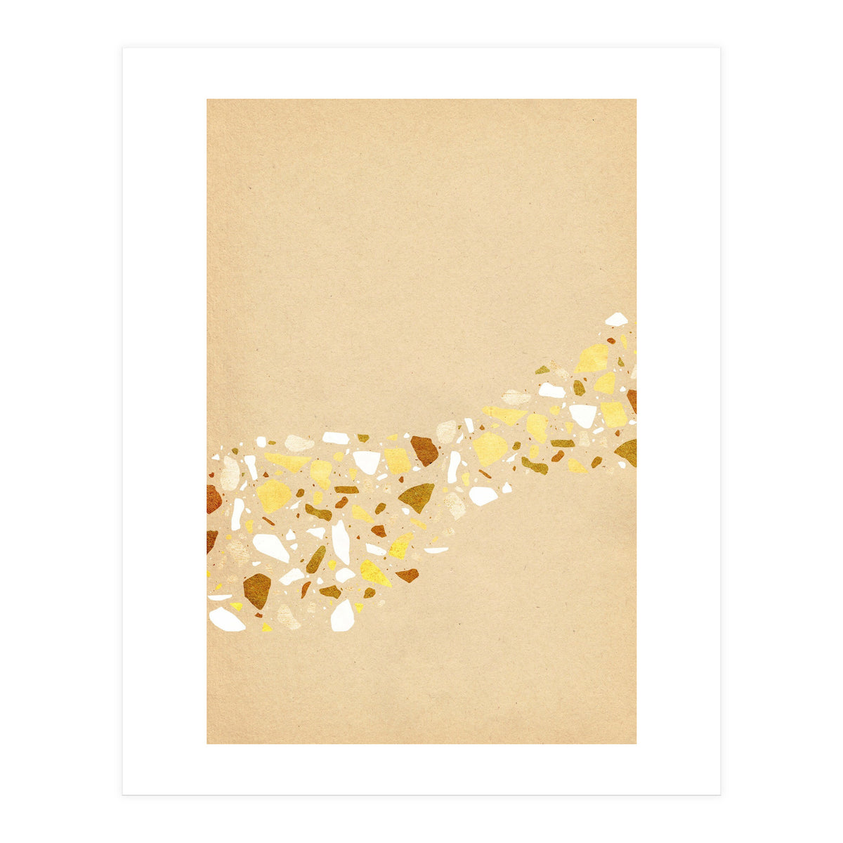 Abstract terrazzo pattern (Print Only)