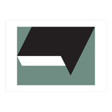 Geometric Shapes No. 85 - black, white & grey (Print Only) thumbnail