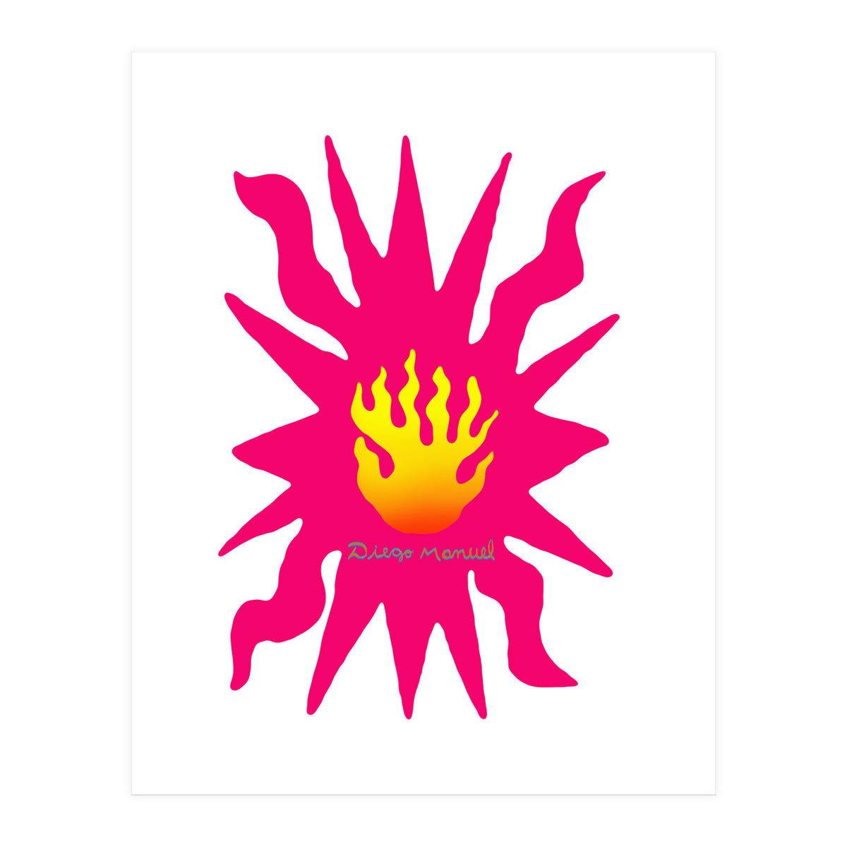 Fuego 38 Copia (Print Only)