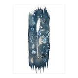Indigo Blue Botanical Leaves No. 18 (Print Only) thumbnail