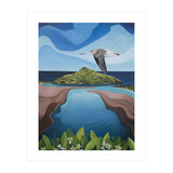 Godwit Over Paku (Print Only) thumbnail