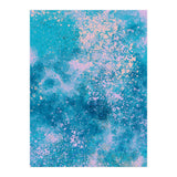 Abstract Watercolor Pink Blue (Print Only) thumbnail
