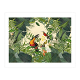 Green Jungle Toucans 2 (Print Only) thumbnail