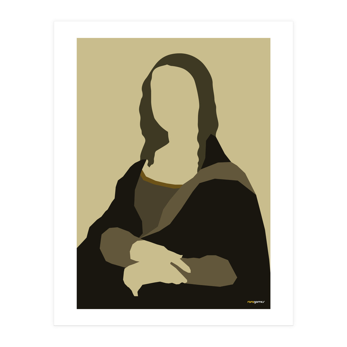 Monalisa Minimalist (Print Only)