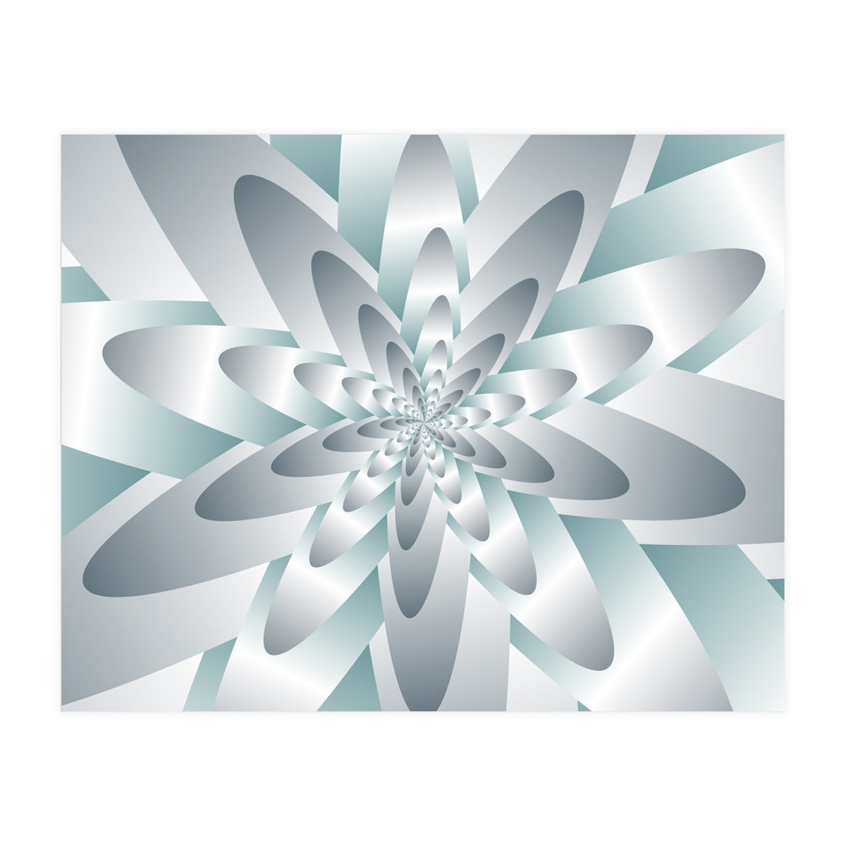 Swirl Flower Pattern  (Print Only)