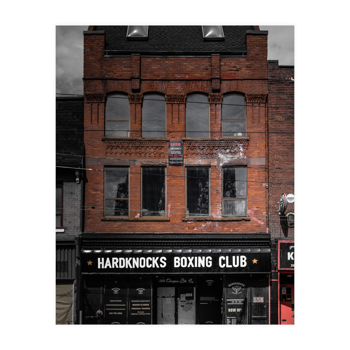 No 358 Queen St E 1 Color Version (Print Only)