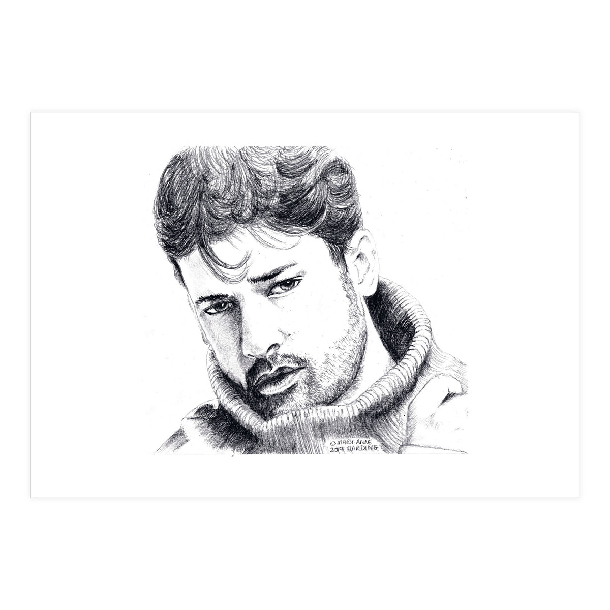 Alp Navruz -Turkish Actor (Print Only)