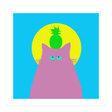 Tropical Lilac Cat  (Print Only) thumbnail