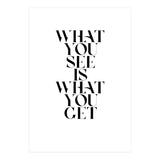 WHAT YOU SEE (Print Only) thumbnail
