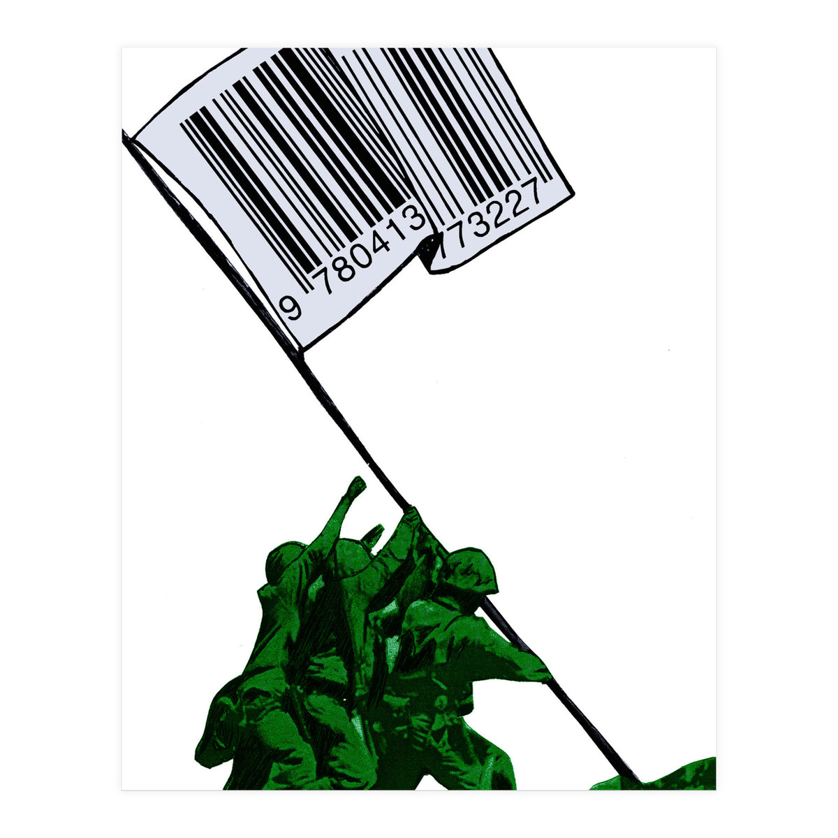 Raising The Flag Of Commerce  (Print Only)