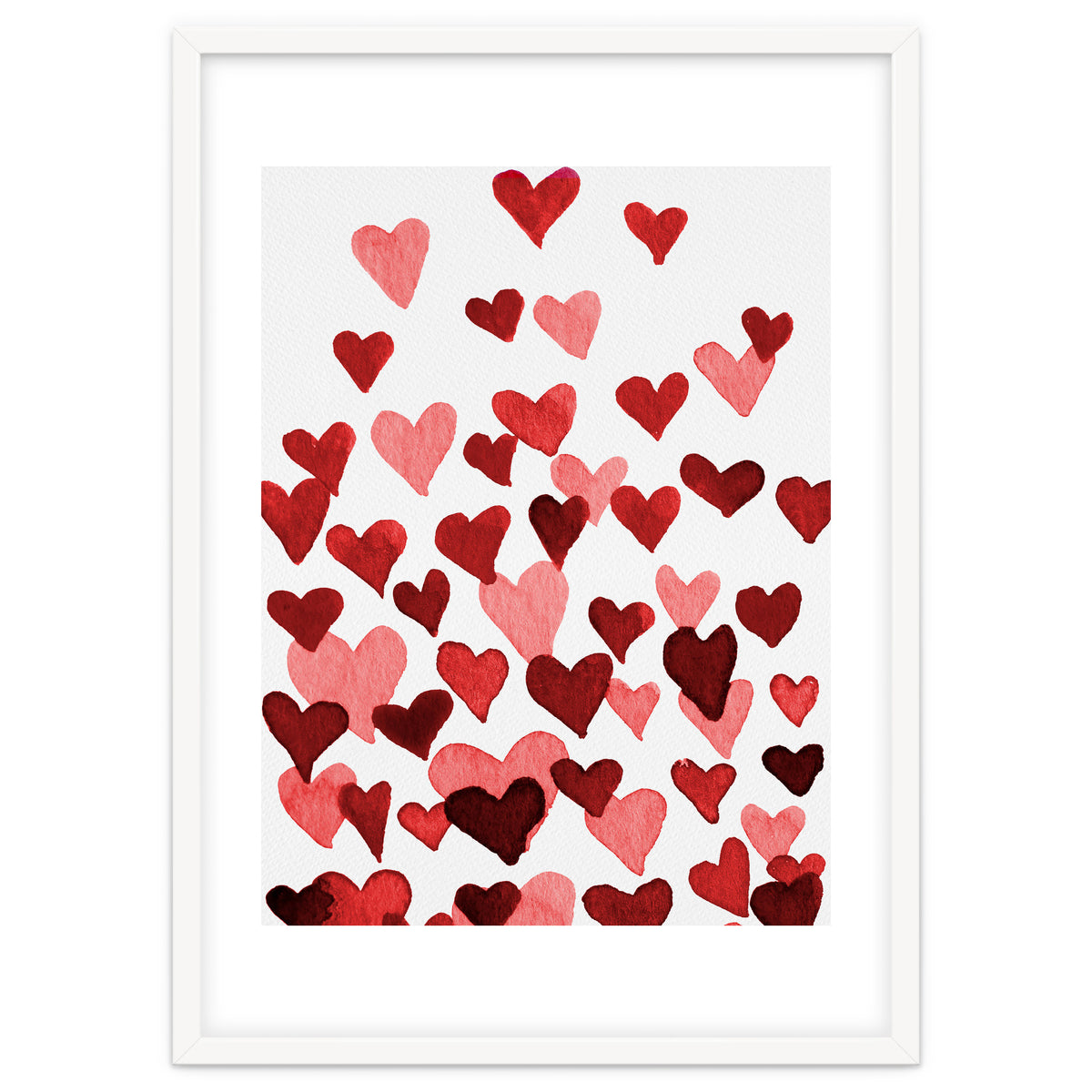 Watercolor Heart Burst