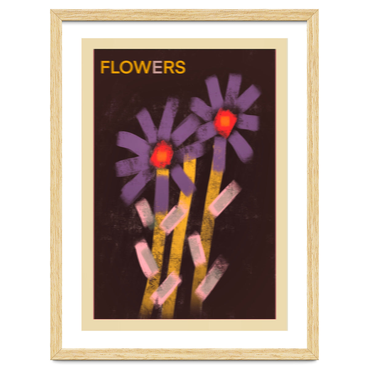 Blurry flowers