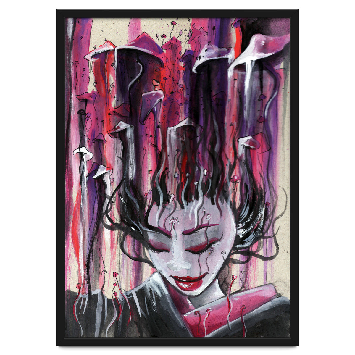 Geisha in Mushrooms: The Surrealistic Concubine