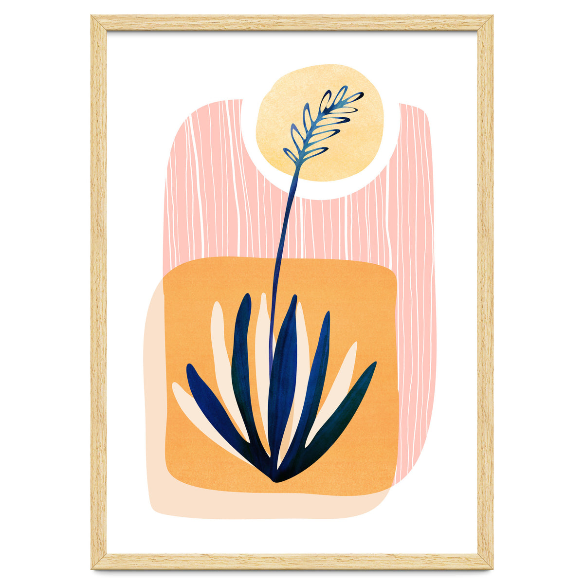 Painted Agave With Sun