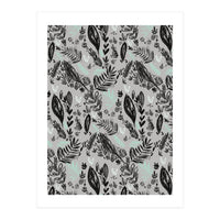 Inky Jungle Pattern (Print Only)