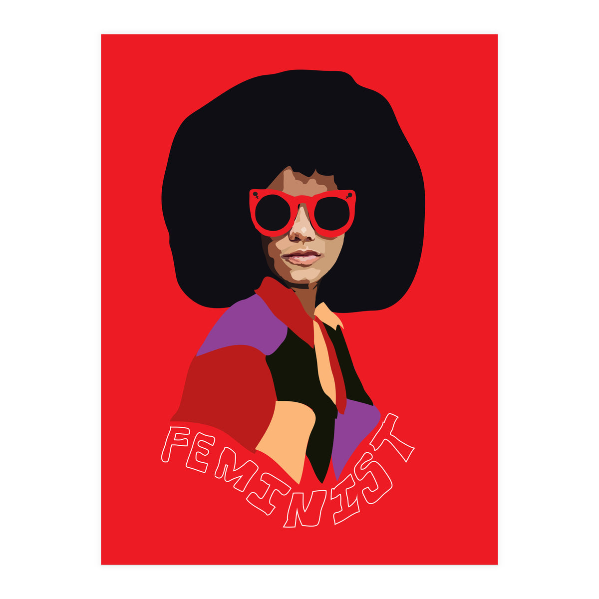 Feminist Afro (Print Only)