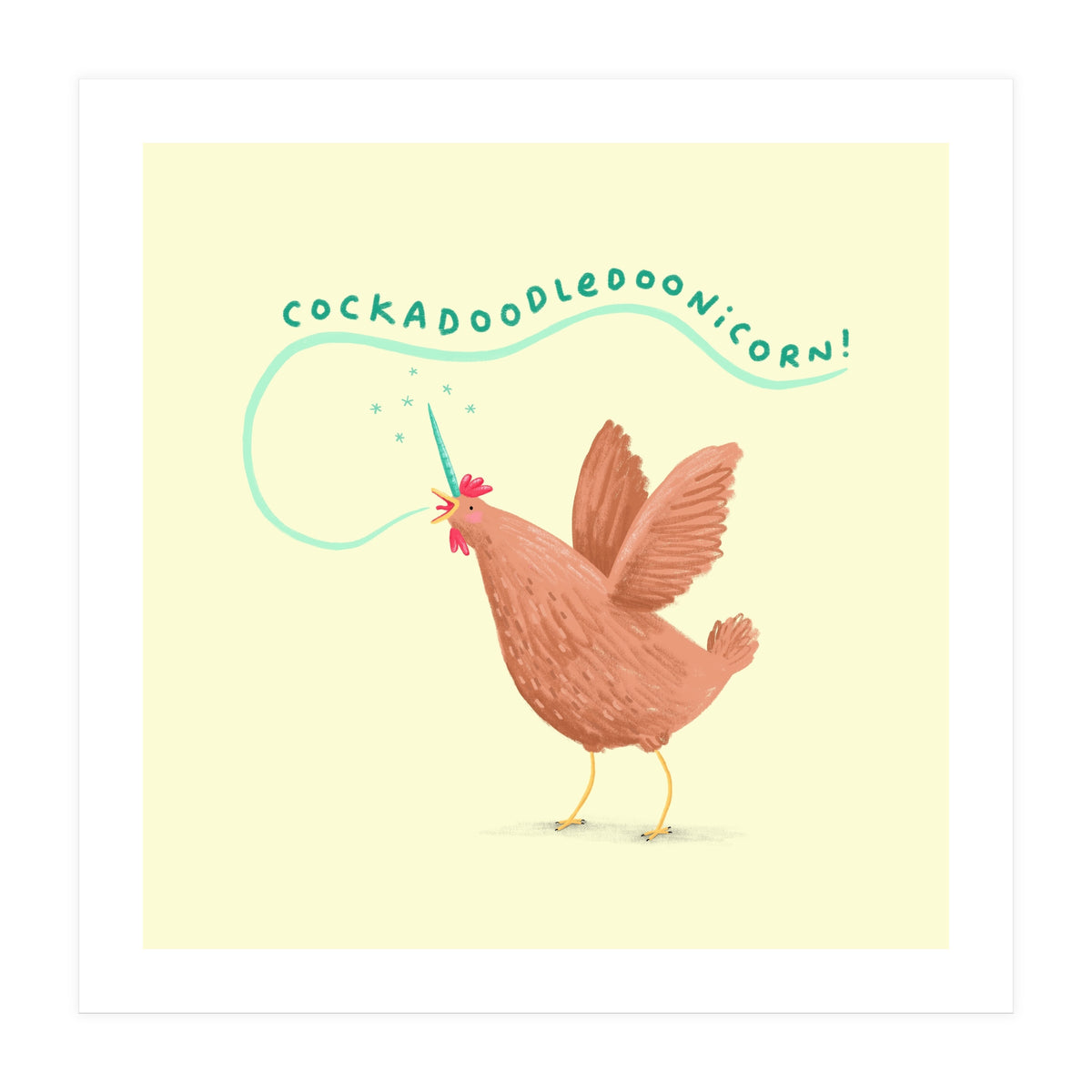 Cockadoodledoonicorn (Print Only)