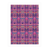 Hawa Mahal (Wind Palace) Retro - India (Print Only) thumbnail