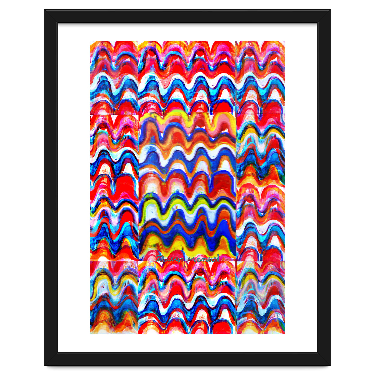 Pop abstract color full