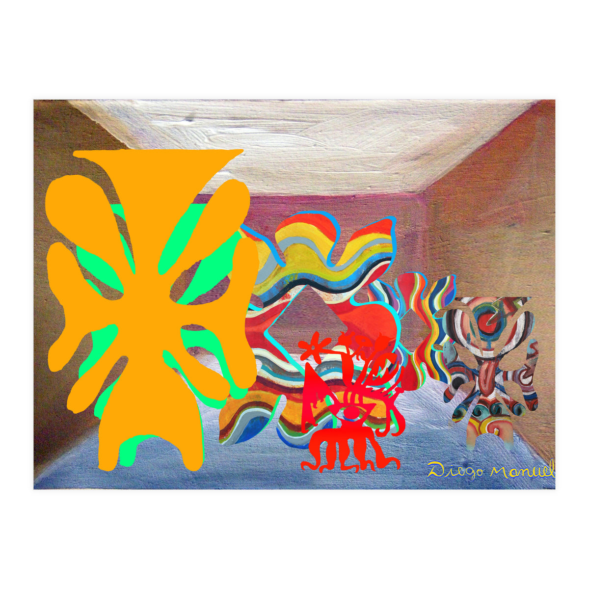 Pop Abstract Escena 2023 2 (Print Only)