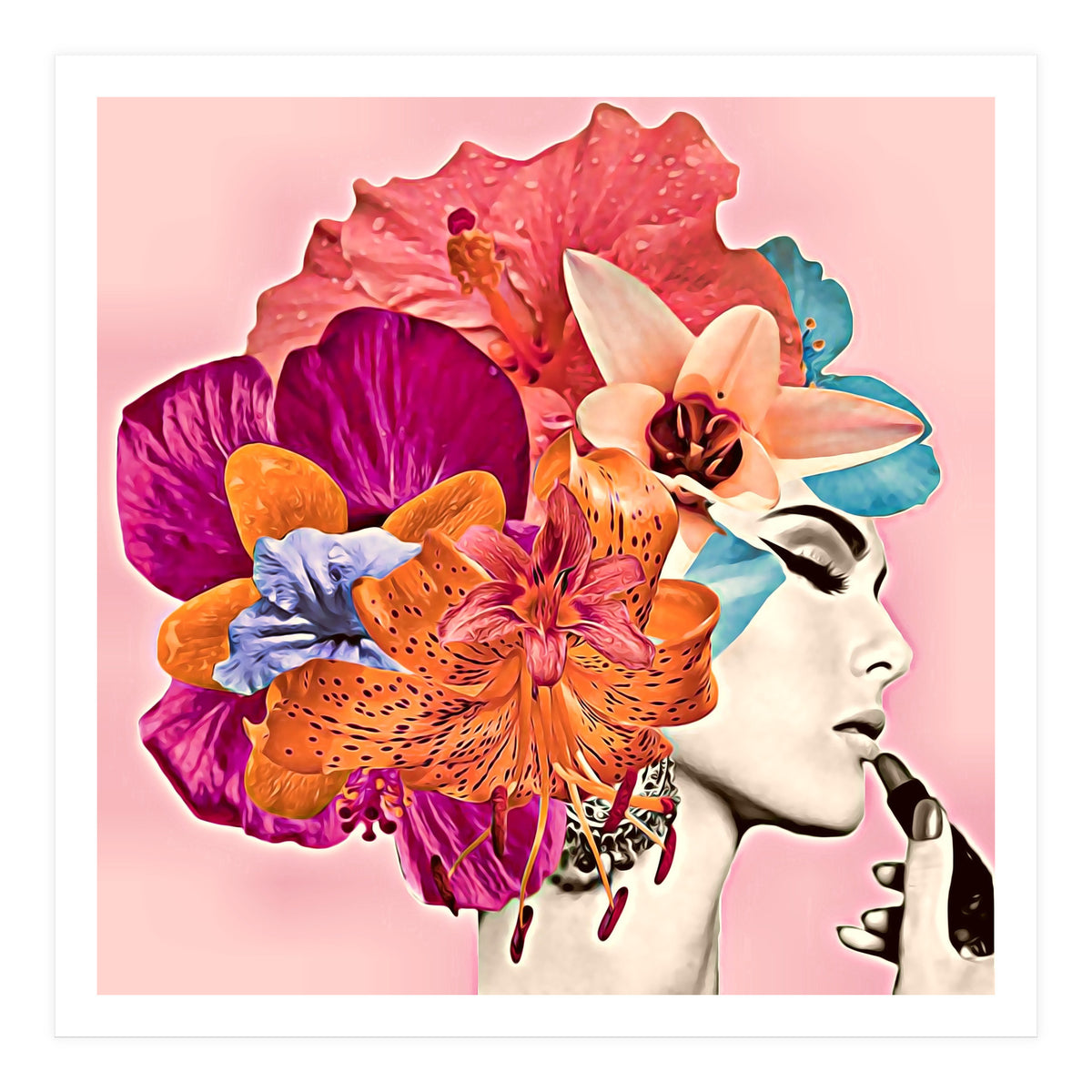 Floral Head (Print Only)