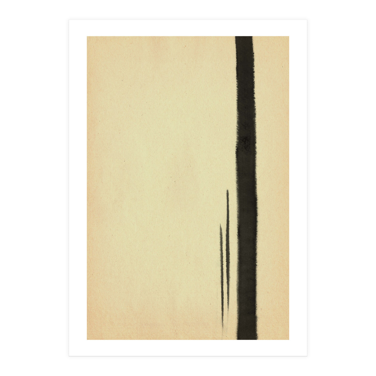 Minimalist black stripe (Print Only)