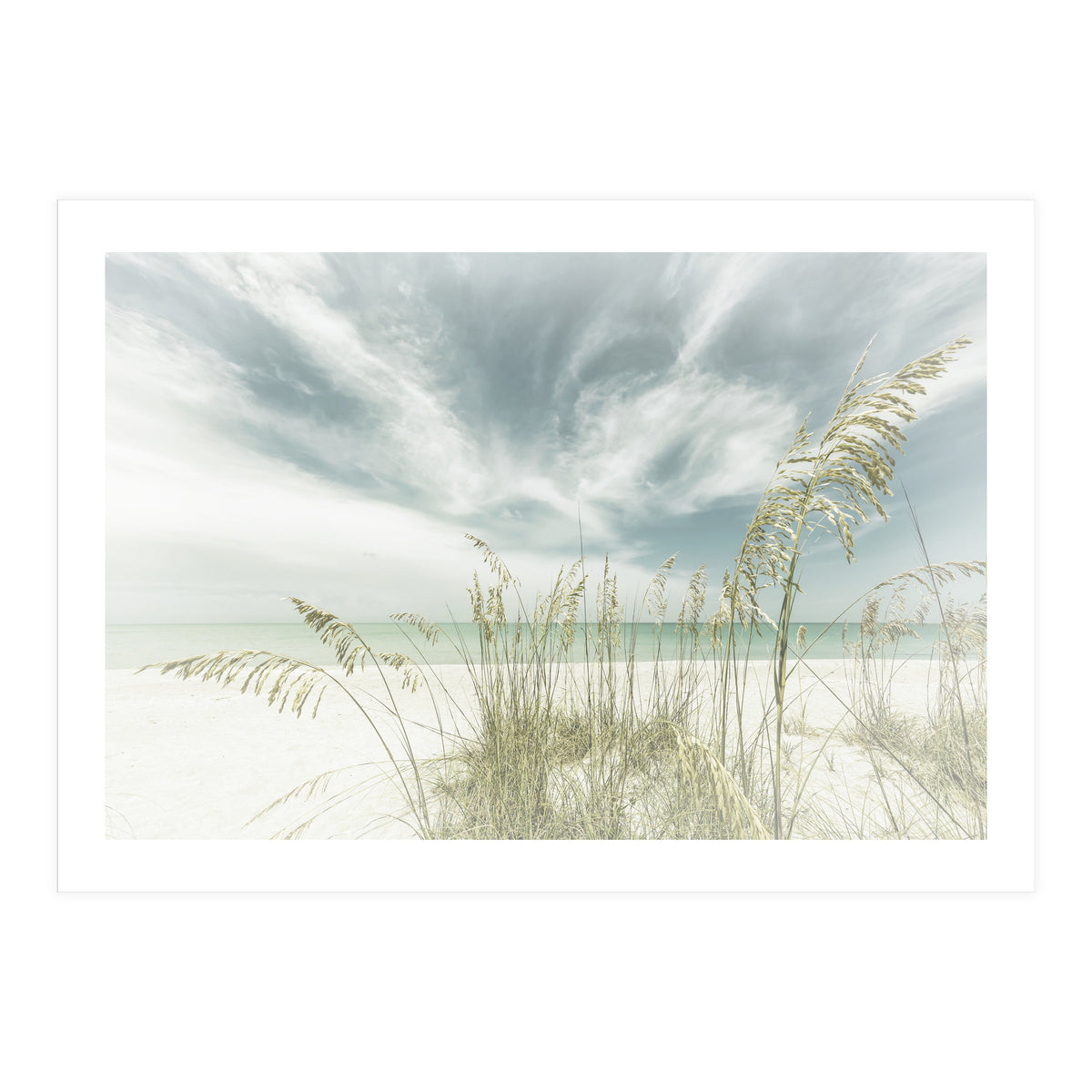 Heavenly calmness on the beach | Vintage (Print Only)