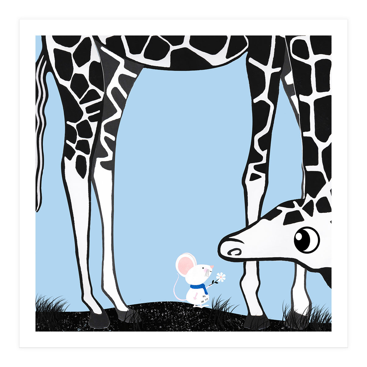 Magnani-mouse meets a friend (Print Only)