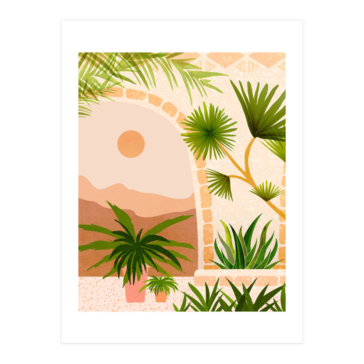 Southwest Summer Scene (Print Only)