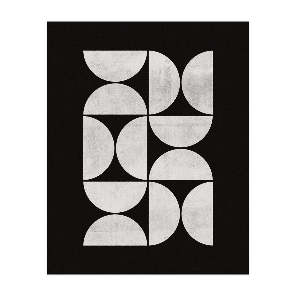 Mid-Century Modern No.31 - Woodblock Print (Print Only)