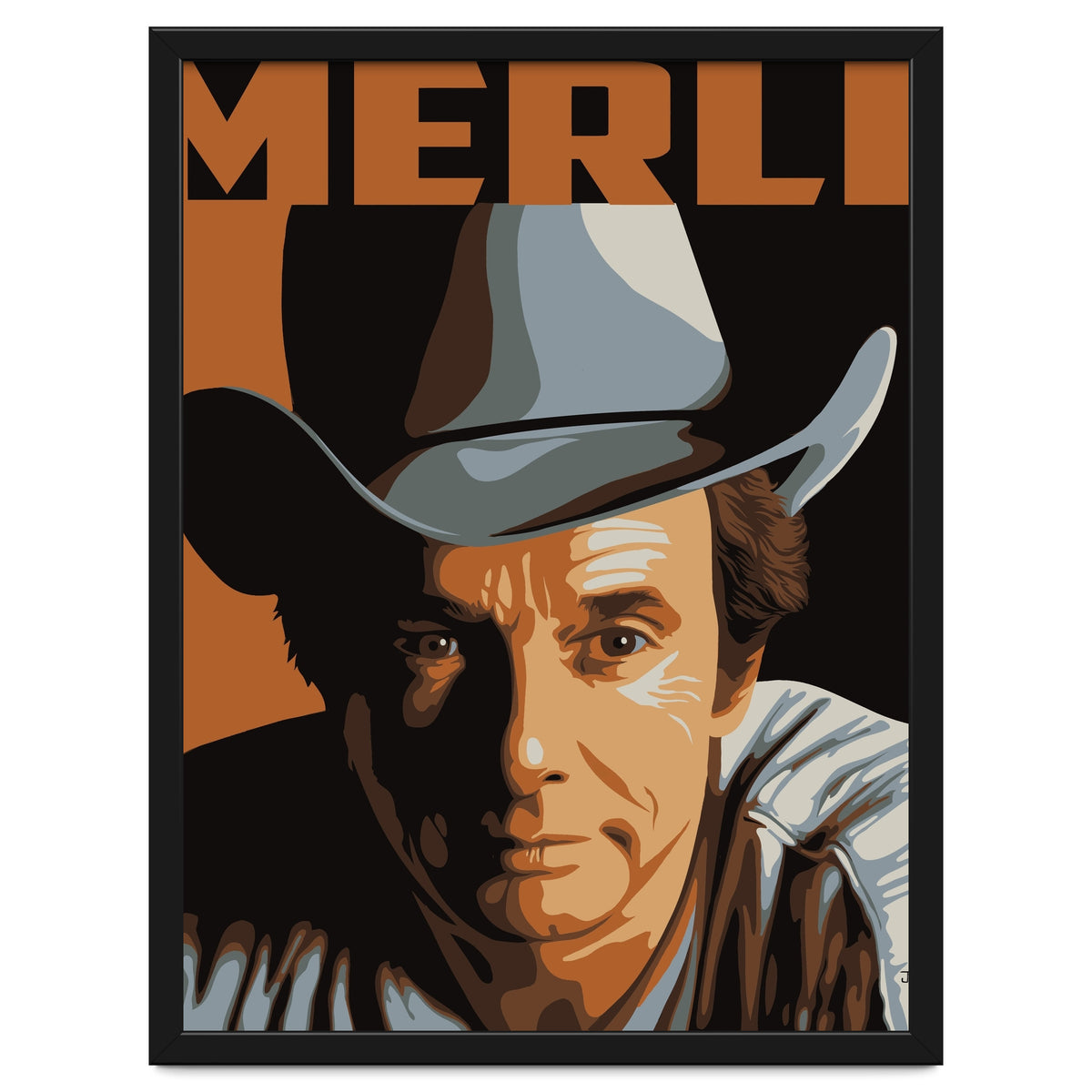 Merle Haggard Poster