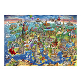 European World Wonders Illustrated Map (Print Only) thumbnail