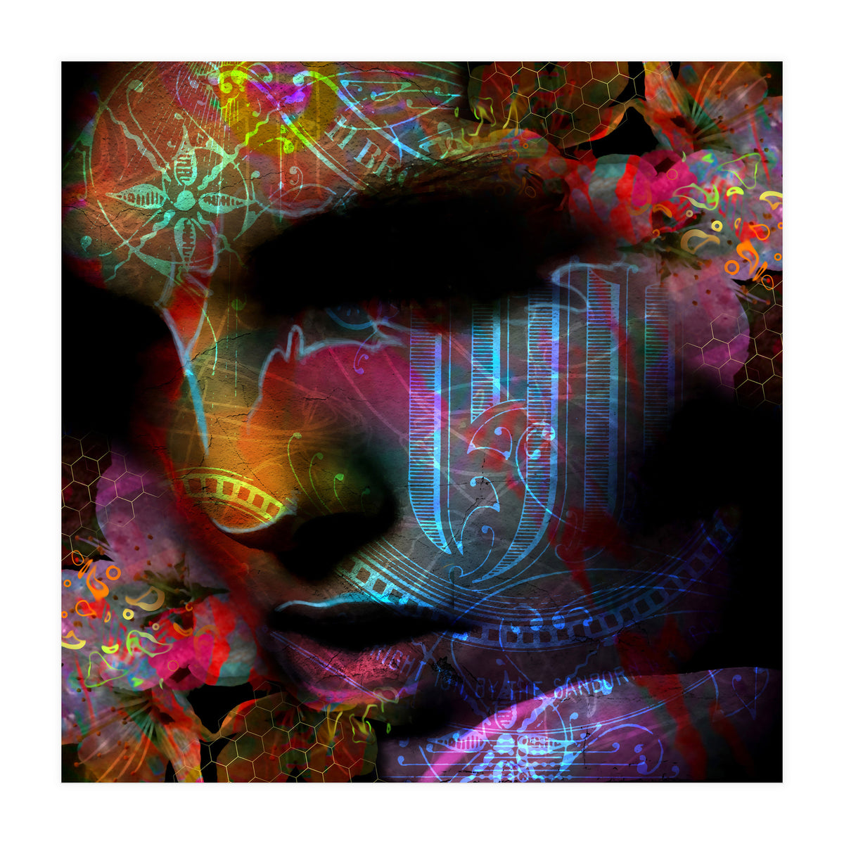 New Girl Face Redrefind (Print Only)