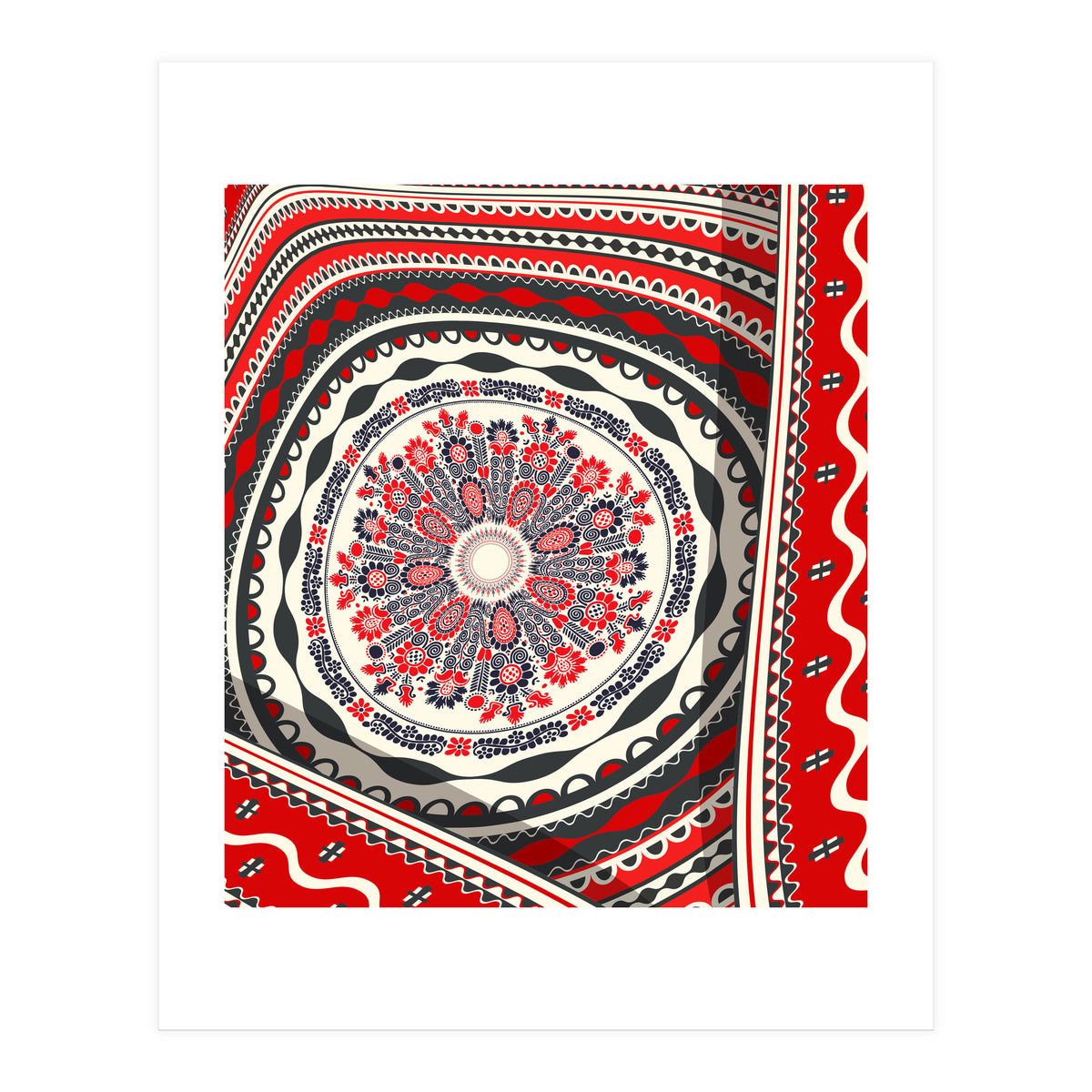 Romanian embroidery background 20 (Print Only)