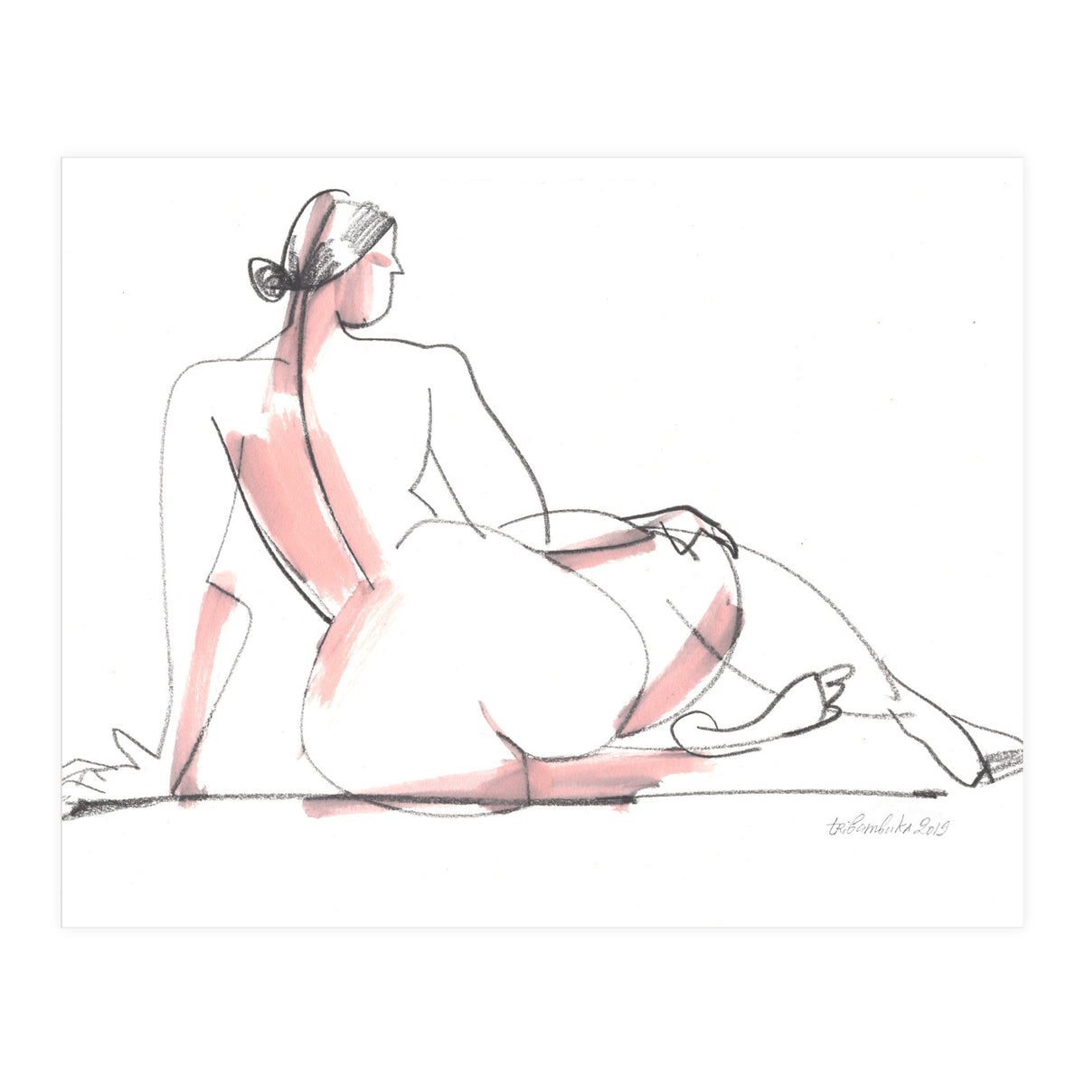 Resting Nude (Print Only)