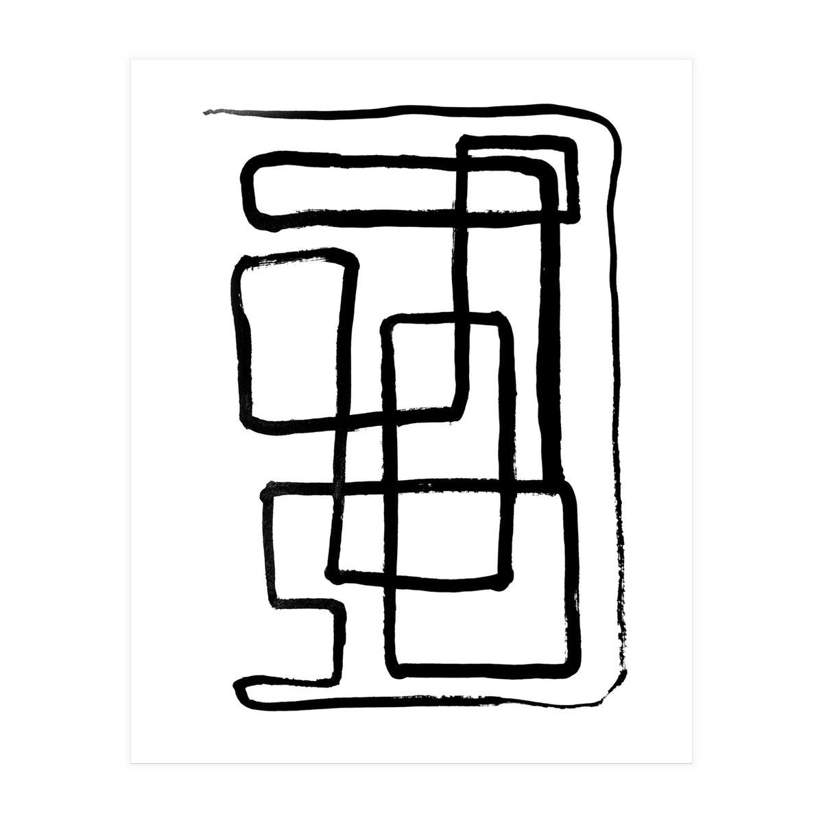 Maze Line Art (Print Only)