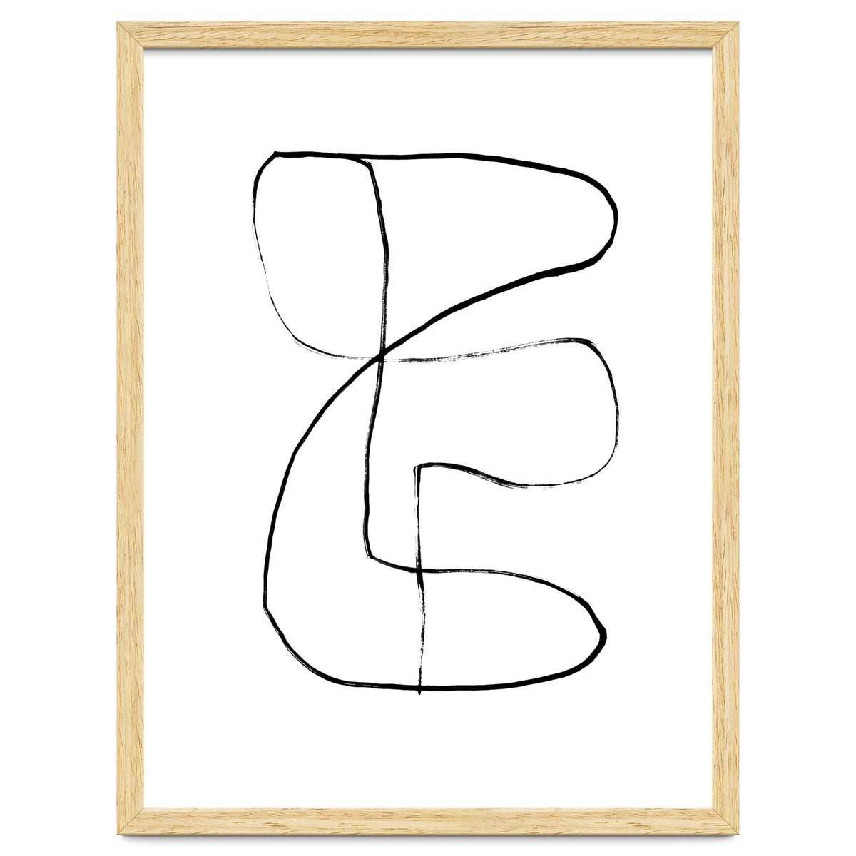 Mid-Century Line Art Print #1