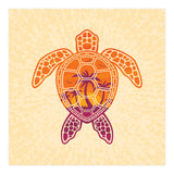 Tropical Sunset Sea Turtle Design (Print Only) thumbnail