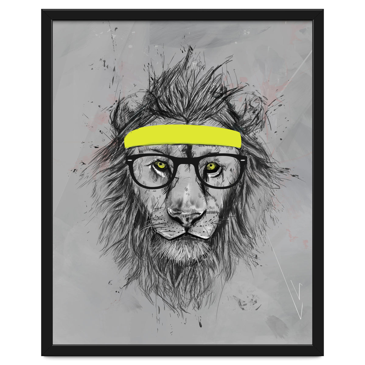 Hipster Lion