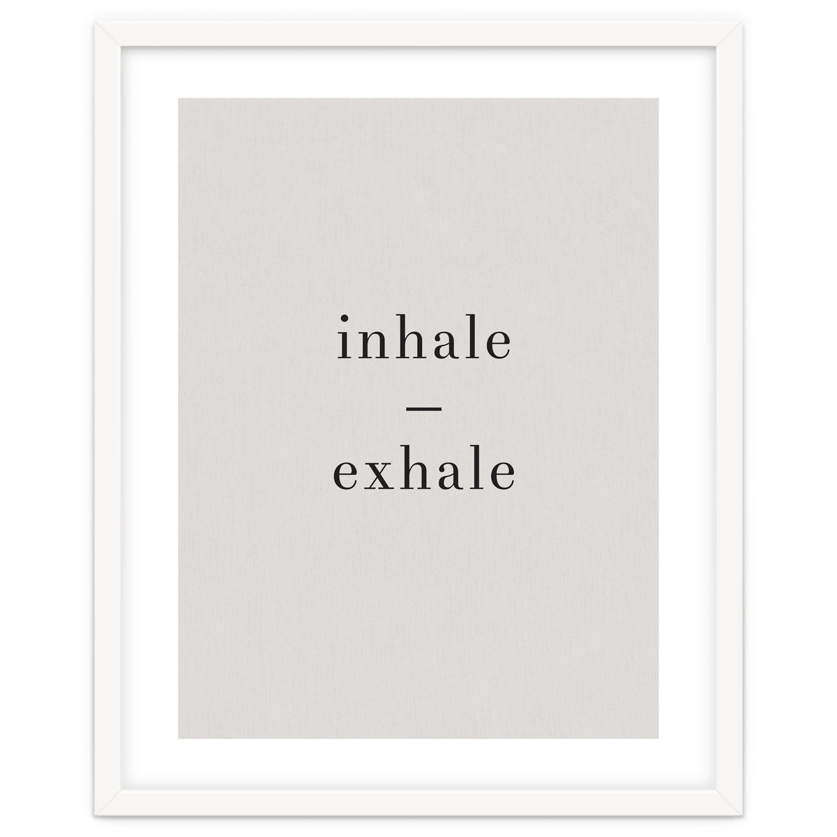 Inhale Exhale Grey Yoga