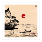 Calm Waters Sumi-e (Print Only) thumbnail