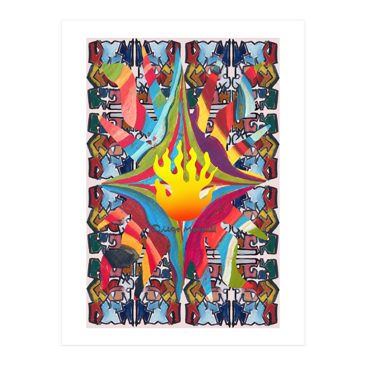 Fuego Y Graffiti 49 (Print Only)