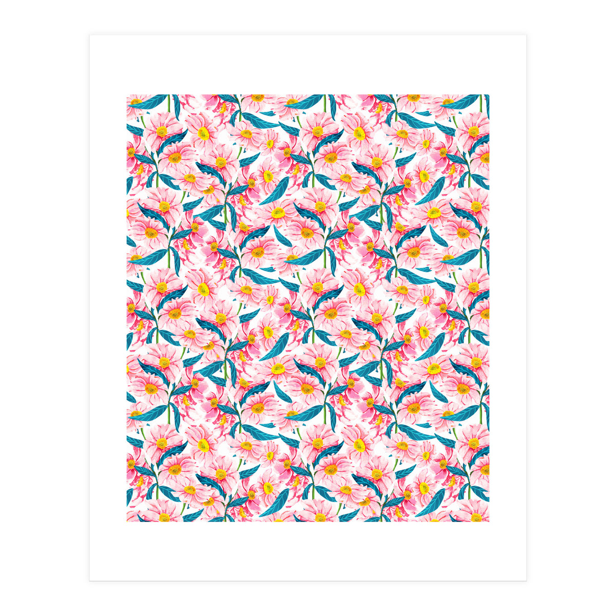 Pink Floral V2 (Print Only)