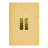 Green blurry geometric shapes (Print Only) thumbnail