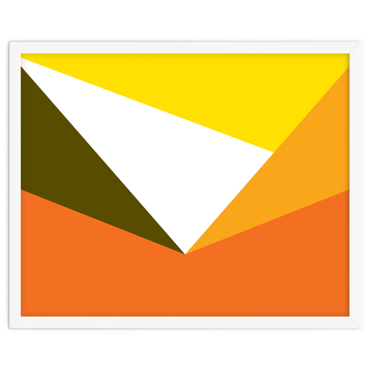 Geometric Shapes No. 58 - yellow & orange