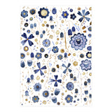 Indigo Flower Mashup (Print Only) thumbnail