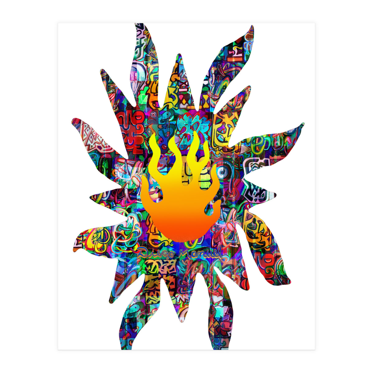 Fuego 19 Copia (Print Only)