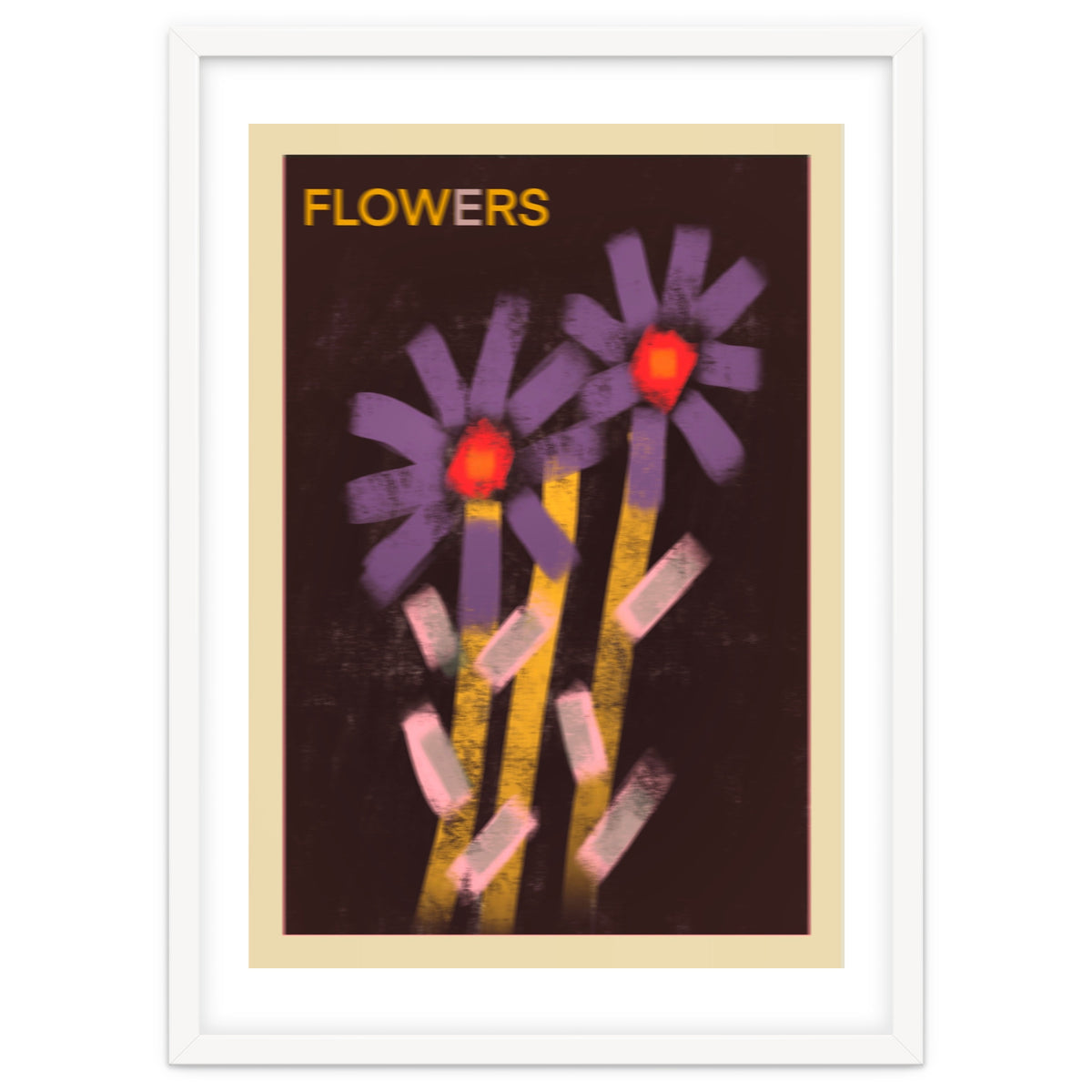 Blurry flowers